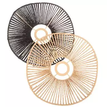 Абажур из веревки ручной работы в стиле бохо, подвесной светильник для столовой, абажур в стиле ретро в деревенском стиле своими руками