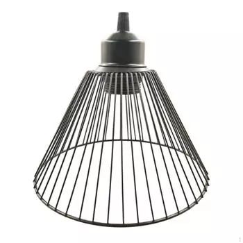 Абажур из железной проволоки для защиты лампочек, металлическая сетка для кухни фермерского дома Flat Ball