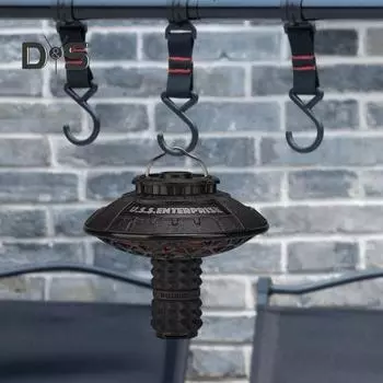 Абажур UFO для фонаря Goal Zero Light Camping Light Heavy Duty Vintage Outdoor Garden Yard Hanging Lamp Abray Cover Protector чёрный