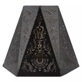 Абажуры для ламп в современном скандинавском стиле E27 E26 кованый железный шестиугольный резной абажур для спальни