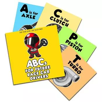 ABC Alphabet Book Детские книги раннего образования Образовательные книги One Size