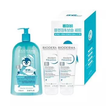 ABC Derm Gel Mussou 1L + Профилактический двойной специальный (200мл + 200мл), Корейская косметика