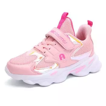 ABC/Lun run ABCLUNPAO children s shoes anti-slip soft sole middle children s shoes girls shoes spring summer sports children s shoes 33 фиолетовый