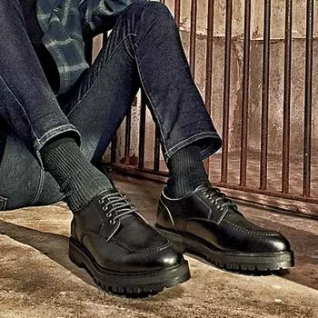 ABC MF 0491 Туфли для гольфа Bayside из телячьей кожи с 4 отверстиями Vanta черные,0491, 7000002816, ЧЕРНЫЕ 280