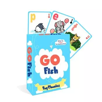 ABC Pop Phonics Алфавит Английский Игральные карты Карточная игра Go Fish Card