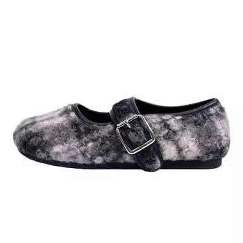 [abc] Женские туфли Мэри Джейн Chubasco Beso CB2481 Check Black CB2481-7000027972, популярная обувь в Корее 230mm