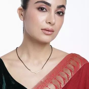 Abdesigns Алмазная Мангалсутра, Позолоченная Индийская Мангалсутра, Болливудская актриса Мангалсутра, Американская Алмазная Мангалсутра белый