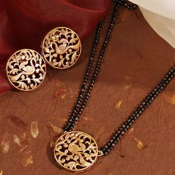 Abdesigns Алмазная Мангалсутра, Позолоченная Индийская Мангалсутра, Болливудская актриса Мангалсутра, Синтетический выращенный в лаборатории бриллиант Мангалсутра белый