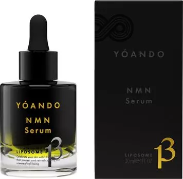 Abe Yoando Pharmaceutical NMN 13 Serum NMN Beauty Serum Сделано в Японии Содержит NMN Содержит 13 видов косметических ингредиентов Культура человеческих стволовых клеток