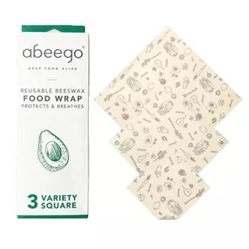 abeego Beeswax Wrap Medium Set of 3