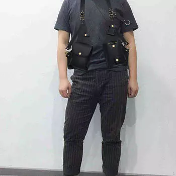 Aberrale -Hangen Bags -trip -letters для мужчин и женщин на открытом воздухе вечеринка на открытом воздухе чёрный