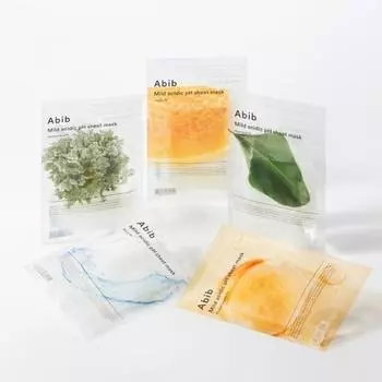 Abib [1 лист] Маска Abib Slightly Adic Ph Sheet 5 типов Выберите 1 Resurrection Herb Fit 1 лист