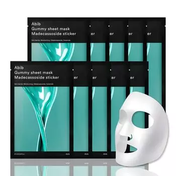 Abib Gummy Sheet Mask Madecassoside Sticker 10ea AUTHENTIC STORE