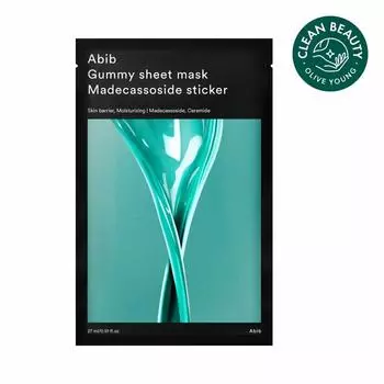 Abib Gummy Sheet Mask Madecassoside Sticker 1P