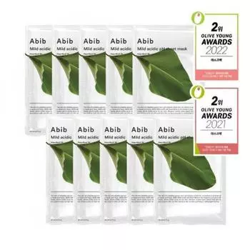 Abib [мягкая успокаивающая] тканевая маска Abib с умеренно кислым pH Houttuynia Cordata Fit 10 листов Resurrection Plant Fit 10 sheets