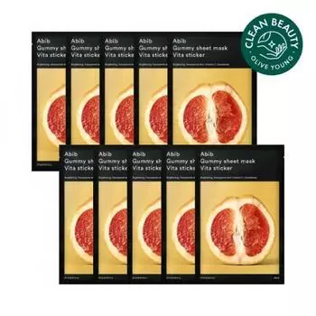 Abib [НОВИНКА] Abib Gum Sheet Mask Vita Наклейка, 10 шт.