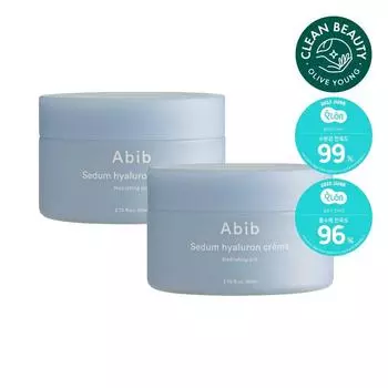 Abib Sedum Hyaluronic Cream Hydrating Pot 80 мл 1+1 Специальный набор