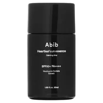 Abib, Солнцезащитная эссенция Heartleaf Sun Essence, SPF 50+ PA++++, 1,69 жидких унций (50 мл)