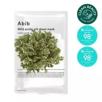 ABIB Тканевая маска с мягким кислотным pH, 10 шт. (5 типов) Jericho rose fit 10ea