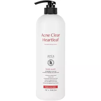 Abka Acne Clear Houttuynia cordata гель для душа, 1 упаковка, 1 л