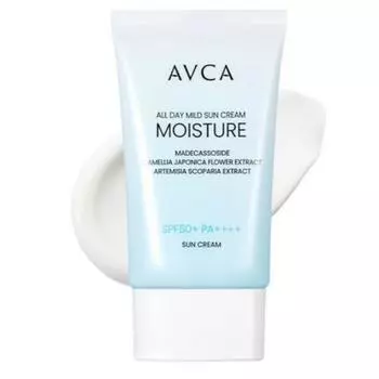 Abka All Day Hypoallergenic Moisture Sun Cream SPF50+ PA++++, 35 мл, 1 шт.