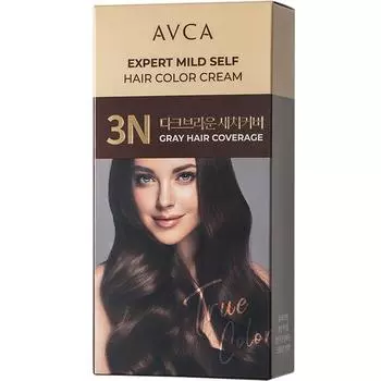 Abka Expert Mild Self Gray Hair Dye, Dark Brown, 1 ea
