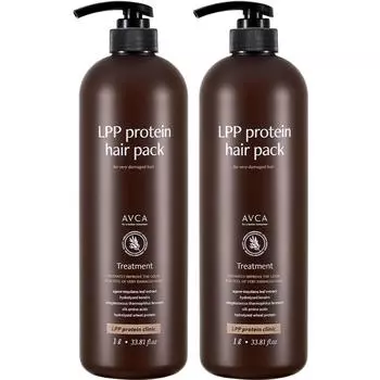 Abka Extreme Damage Care LPP Protein Hair Pack Treatment, 1 л, 2 шт.