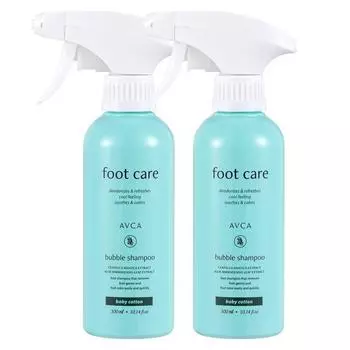 Abka Foot Care Bubble Foot Shampoo Baby Cotton Fragrance, 1 шт., 2 шт., 300 мл