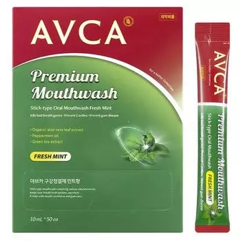 Abka Ополаскиватель для рта со вкусом свежей мяты 50р, 1 штука, 500мл