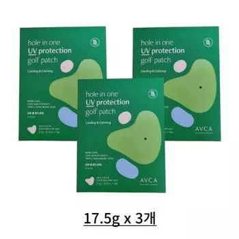 Abka Hole-in-One UV Protection Golf Sun Patch 2 patches x 5p, 52.5g, 3 pieces