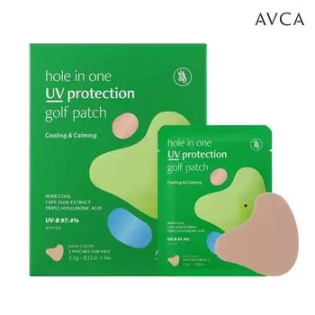 Abka Hole-in-One UV Protection Golf Sun Patch, 5 pieces, 1 piece