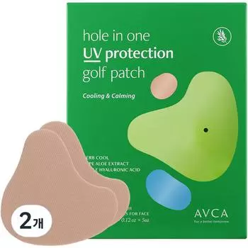 Abka Hole-in-One UV Protection Golf Sun Patch 2 patches x 5p, 17.5g, 2 pieces