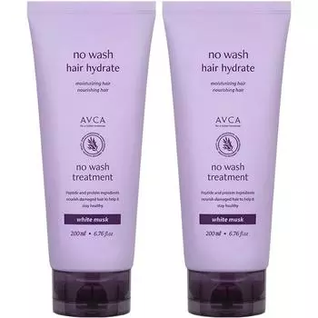 Abka No-Wash Treatment Hair Pack Белый мускус, 200 мл, 2 шт.