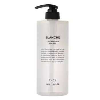Abka Pure & Mild Body Wash Blanche, 800 мл, 1 шт.