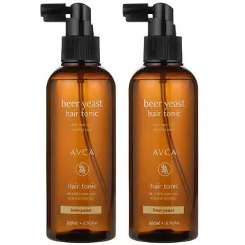 Abka Scalp Care Hair Loss Symptom Relief Тоник для волос с пивными дрожжами, 200 мл, 2 шт.