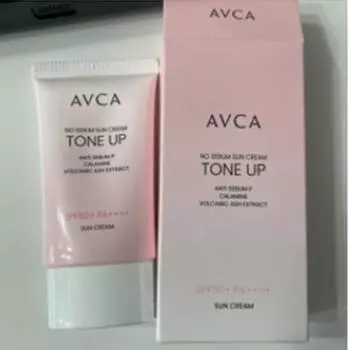 Abka Tone Up No Sebum Inorganic Sun Cream SPF50+ PA++++ Солнцезащитный крем для загара Солнцезащитный лосьон Tone Up Sun Cream Abca Sun Cushion, 35 мл, 2 шт.