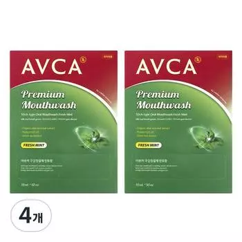 Abka Жидкость для полоскания рта со вкусом свежей мяты 50р, 4 шт., 500мл