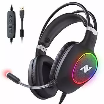 ABKONCORE Virtual 7.1ch Gaming Headset CH55 Black 274 x 220 x 101mm []