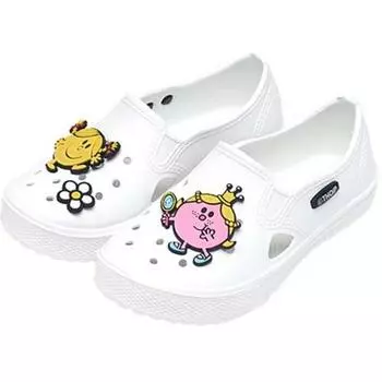 Able Factory Girls Mr. Man Little Miss EVA Indoor Shoes, популярный персонаж в Корее