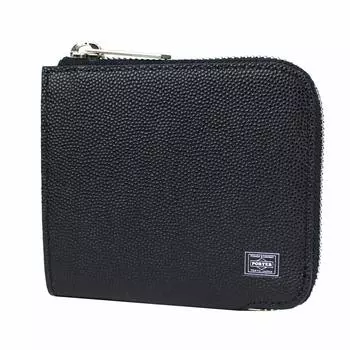 ABLE WALLET кошелек на молнии мини-кошелек [Porter] Г-образный 030-03441 Черный/10