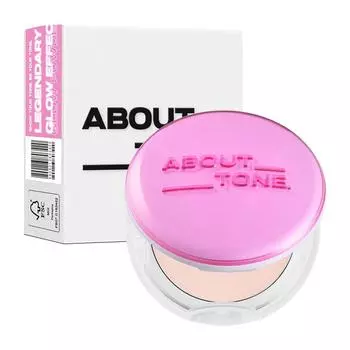 ABOUT TONE Glow Powder Pact 8 г, ОДИН ЦВЕТ, 1 шт.