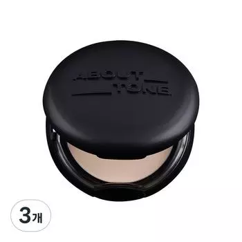 ABOUT TONE Компактная пудра Blur Powder Pact 9 г, 02 Light, 3 шт.