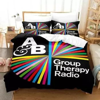 Above & Beyond Bedding Set Single Twin Full Queen King Size Bed Set Adult Kid Bedroom Duvet cover Sets 3D Print Bed Sheet Set EU Single 135x200cm