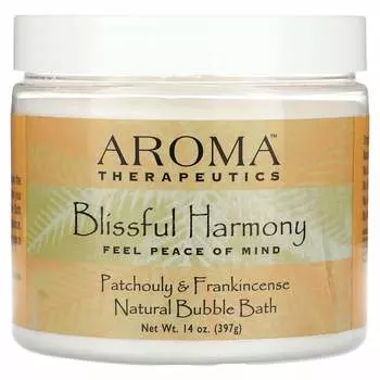 Abra Therapeutics, Натуральная пена для ванны, Happy Harmony, пачули и ладан, 14 унций (397 г)