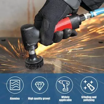Абразивный диск Poly Strip Disc для шлифовальной машины Coral, абразивный диск для полировки, удаления ржавчины и краски, для угловой шлифовальной машины 2in 35PCS Type3