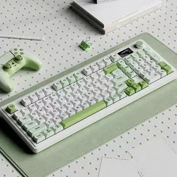 ABS 2.4G Bluetooth Wired Keyboard Wireless 2.4g Wired RGB Backlight Keyboard PC Gift