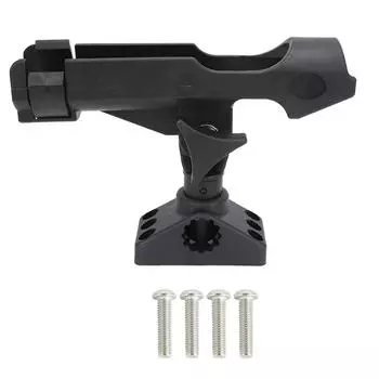 ABS 360 градусов вращения регулируемый кронштейн для удочки монтажное крепление для пластиковой лодки