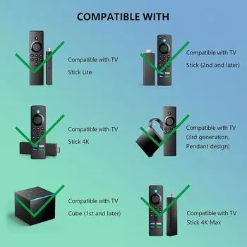 ABS 433 МГц Голосовой пульт дистанционного управления L5B83G Для Amazon Fire TV Stick Lite 4K 3-го поколения