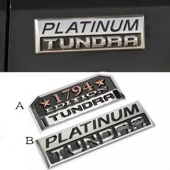 ABS авто боковая наклейка на хвост для Toyota Tundra Platnum 1794 Edition 4X4 буквенная эмблема 3d внешняя паспортная табличка пикап новый ремонт