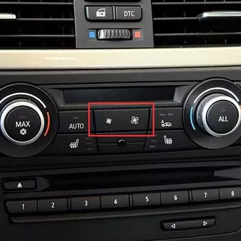 ABS авто приборная панель вентилятор кондиционера кнопка громкости ветра накидки детали автомобильные аксессуары для BMW E90 E91 E92 E93 E87 X1 E84 X3 1pc